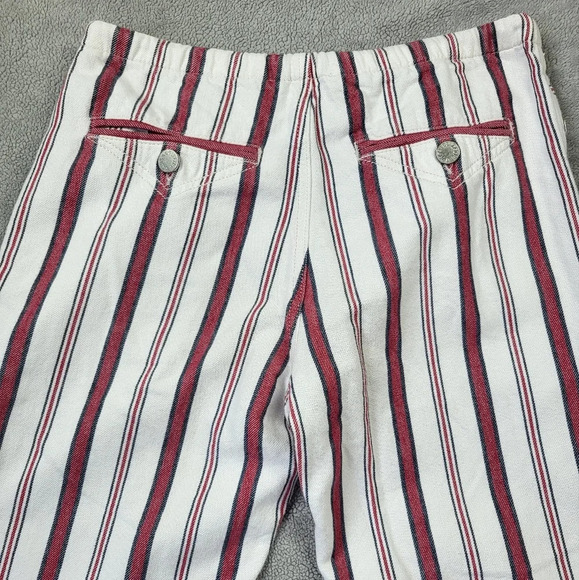 Zadig & Voltaire Paris Raye Nautical Striped Cropped Pants - Picture 11 of 13